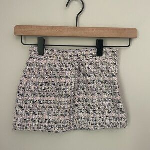 Janie and Jack Black and Purple Tweed Skirt Size 2T